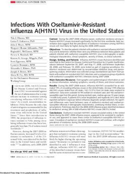 Infections With Oseltamivir-Resistant Influenza A(H1N1) Virus in the United States