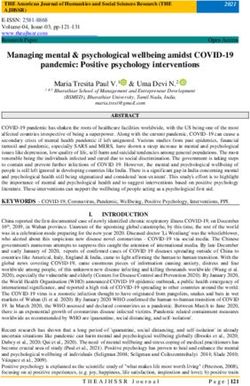 Managing mental & psychological wellbeing amidst COVID-19 pandemic: Positive psychology interventions - arXiv