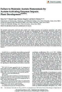 Failure to Maintain Acetate Homeostasis by Acetate-Activating Enzymes Impacts Plant Development1 OPEN