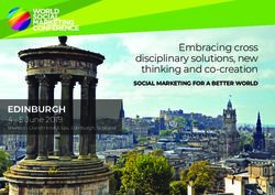 EDINBURGH 4 - 5 June 2019 Sheraton Grand Hotel & Spa, Edinburgh, Scotland - Embracing cross disciplinary solutions, new thinking and co-creation