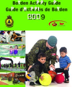 2019 Borden Activity Guide Guide d'activit&eacute;s de Borden - CAFconnection