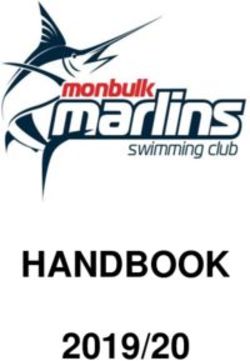 HANDBOOK 2019/20 - Monbulk Marlins