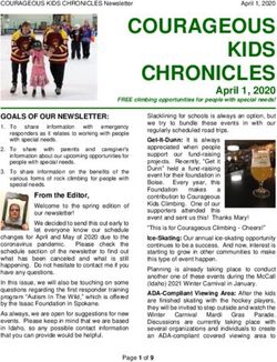 COURAGEOUS KIDS CHRONICLES - April 1, 2020 FREE climbing opportunities for people with special needs!