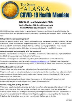 COVID-19 Health Mandate FAQs - Health Mandate 011: Social-Distancing & Health Mandate 012: Intrastate Travel - Alaska ...