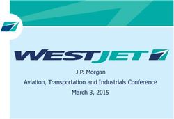 J.P. Morgan Aviation, Transportation and Industrials Conference March 3, 2015 - WestJet