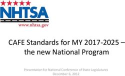CAFE Standards for MY 2017-2025 - the new National Program - Presentation for National Conference of State Legislatures December 6, 2012 - NCSL