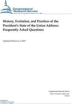 History, Evolution, and Practices of the President's State of the Union Address: Frequently Asked Questions - Updated February 5, 2019