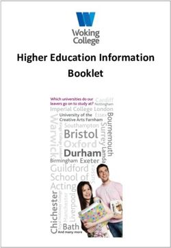 Higher Education Information Booklet