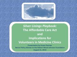 Silver Linings Playbook: The Affordable Care Act - and Implications for Volunteers in Medicine Clinics