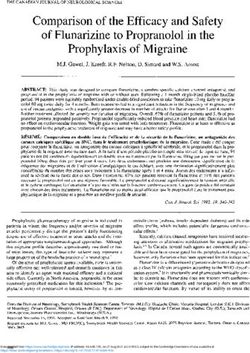 Comparison of the Efficacy and Safety of Flunarizine to Propranolol in the Prophylaxis of Migraine