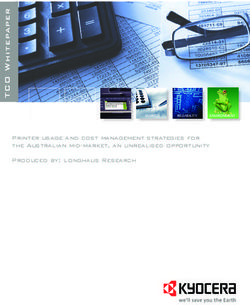 Printer usage and cost management strategies for the Australian mid-market, an unrealised opportunity Produced by: Longhaus Research