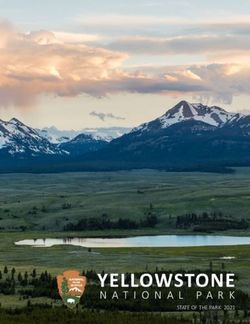 YELLOWSTONE NATIONAL PARK - STATE OF THE PARK: 2021
