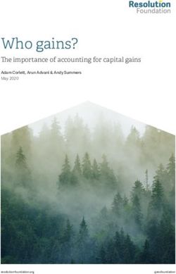 Who gains? The importance of accounting for capital gains - Adam Corlett, Arun Advani & Andy Summers May 2020 - Resolution Foundation
