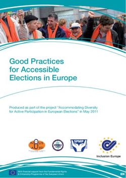 Good Practices for Accessible Elections in Europe - Inclusion Europe
