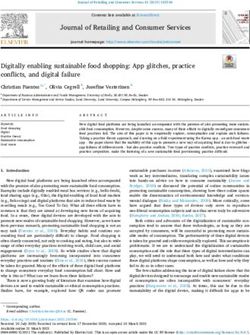 JOURNAL OF RETAILING AND CONSUMER SERVICES - DIVA PORTAL