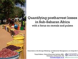 Quantifying postharvest losses in Sub-Saharan Africa