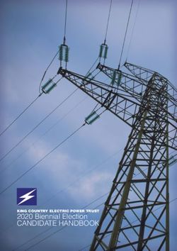 2020 Biennial Election - CANDIDATE HANDBOOK KING COUNTRY ELECTRIC POWER TRUST - King ...
