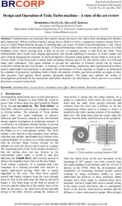 Design and Operation of Tesla Turbo machine - A state of the art review