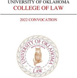 COLLEGE OF LAW UNIVERSITY OF OKLAHOMA - 2022 CONVOCATION
