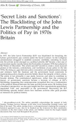 Secret Lists and Sanctions': The Blacklisting of the John Lewis Partnership and the Politics of Pay in 1970s Britain