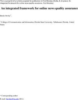 An integrated framework for online news quality assurance