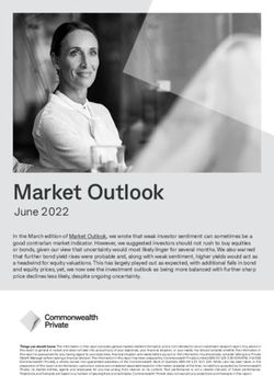 MARKET OUTLOOK JUNE 2022 - COMMBANK