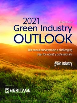 OUTLOOK Green Industry 2021