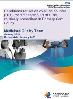 January 2019 Review date: January 2020