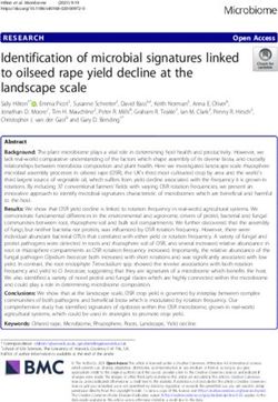 Identification of microbial signatures linked to oilseed rape yield decline at the landscape scale