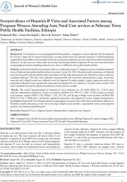 Seroprevalence of Hepatitis B Virus and Associated Factors among Pregnant Women Attending Ante Natal Care services at Nekemte Town Public Health ...