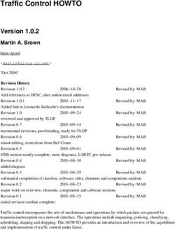 Traffic Control HOWTO - Version 1.0.2 Martin A. Brown