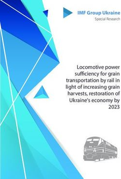 IMF Group Ukraine Special Research - Locomotive power su ciency for grain transportation by rail in light of increasing grain harvests ...