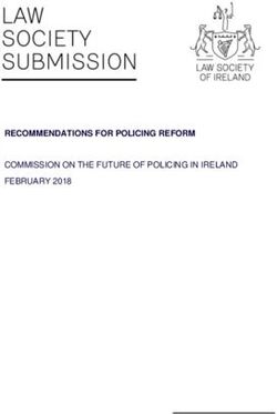 RECOMMENDATIONS FOR POLICING REFORM - COMMISSION ON THE FUTURE OF POLICING IN IRELAND FEBRUARY 2018