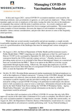 Managing COVID-19 Vaccination Mandates