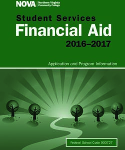 Financial Aid Student Ser vices 2016-2017 - Application and Program Information - Northern Virginia Community College