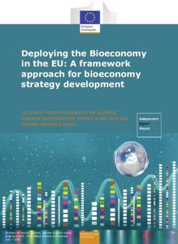 Deploying the Bioeconomy in the EU: A framework approach for bioeconomy strategy development