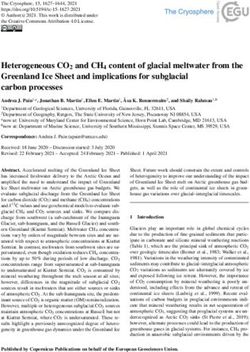 Heterogeneous CO2 and CH4 content of glacial meltwater from the Greenland Ice Sheet and implications for subglacial carbon processes - The Cryosphere