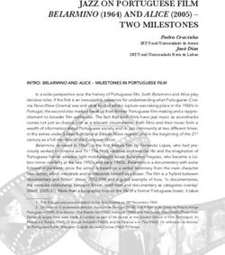 JAZZ ON PORTUGUESE FILM BELARMINO (1964) AND ALICE (2005) - TWO MILESTONES