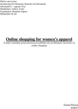 Online shopping for women's apparel - A study extending generalization possibilities for problematic heuristics in