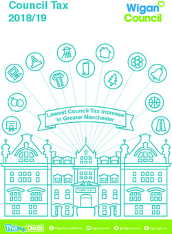 Council Tax 2018/19 - Wigan Council