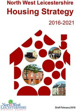 Housing Strategy North West Leicestershire - Draft February 2016 - North West Leicestershire ...