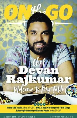 Devan Rajkumar Welcome to My Table - Chef - ON the GO Magazine