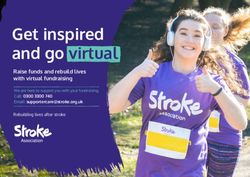 Get inspired and go virtual - Raise funds and rebuild lives with virtual fundraising - Stroke Association