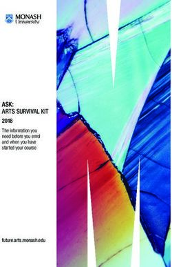 ASK: ARTS SURVIVAL KIT 2018 - future.arts.monash.edu - Monash University