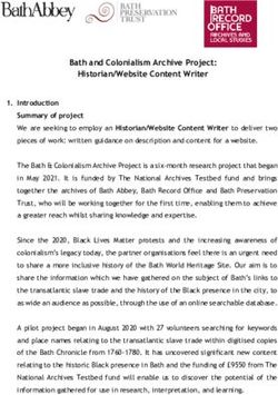 Bath and Colonialism Archive Project: Historian/Website Content Writer