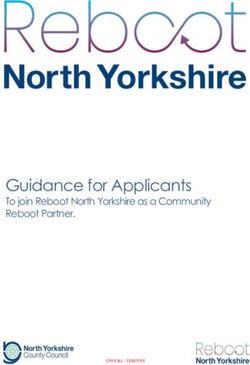 GUIDANCE FOR APPLICANTS - TO JOIN REBOOT NORTH YORKSHIRE AS A COMMUNITY REBOOT PARTNER - REBOOT NORTH YORKSHIRE