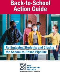 Back-to-School Action Guide - Re-Engaging Students and Closing the School-to-Prison Pipeline