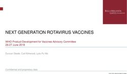 NEXT GENERATION ROTAVIRUS VACCINES - WHO Product Development for Vaccines Advisory Committee 26-27 June 2018