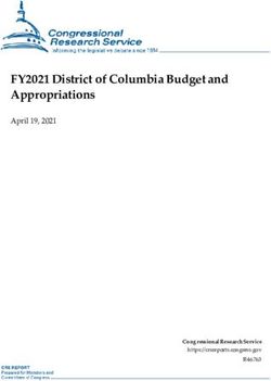 FY2021 District of Columbia Budget and Appropriations - April 19, 2021