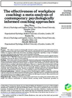 The effectiveness of workplace coaching: a meta-analysis of contemporary psychologically informed coaching approaches